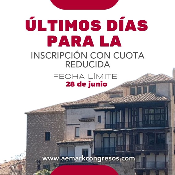 1.1 Nuestra asociacion Imagen Cuota reducida Congreso AEMARK XXXV