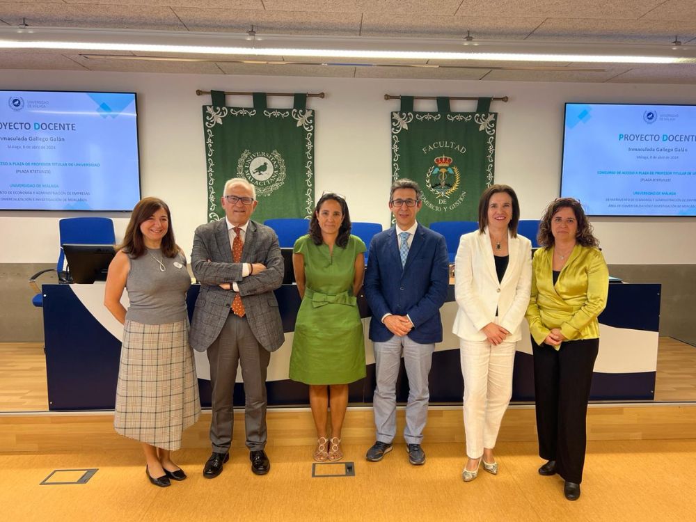 Inmaculada Gallego Galán, nueva Profesora Titular del Área de Comercialización e Investigación de Mercados de la Universidad de Málaga 