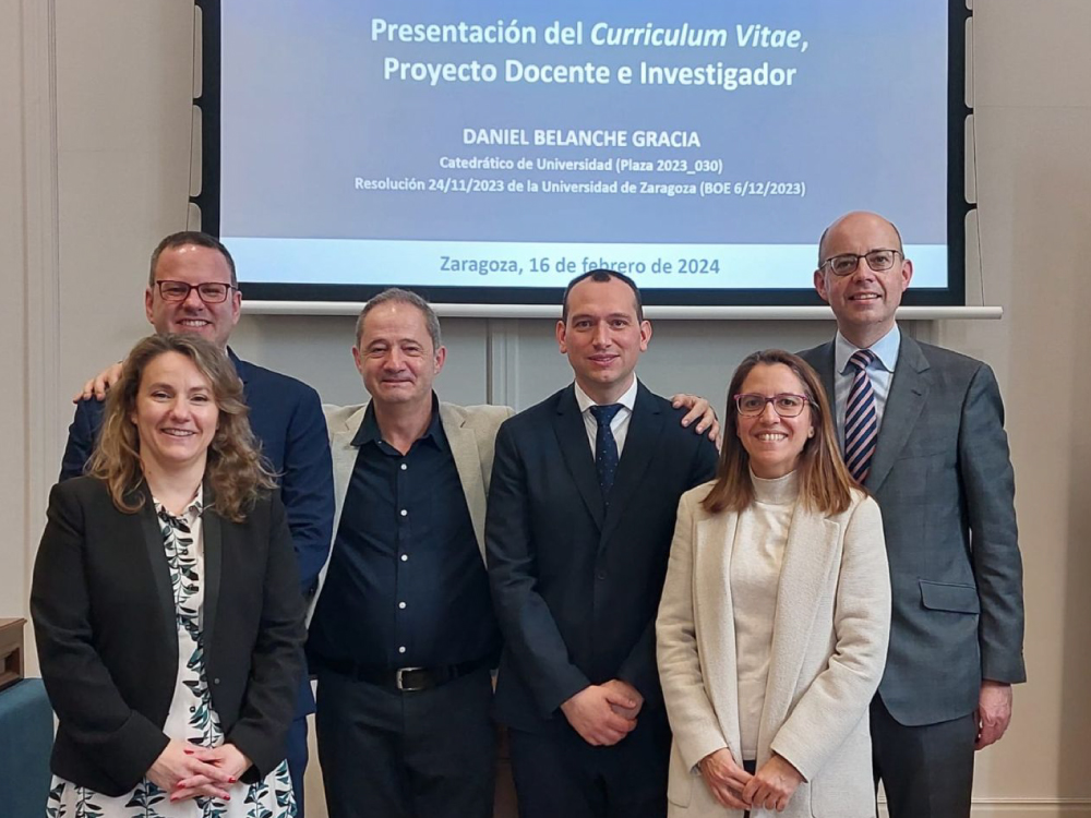 Daniel Belanche Gracia, nuevo Catedrático del Área de Comercialización e Investigación de Mercados de la Universidad de Zaragoza 
