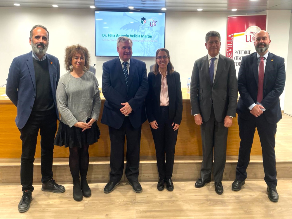 Félix Velicia Martín, nuevo Catedrático del Área de Comercialización e Investigación de Mercados de la Universidad de Sevilla. 