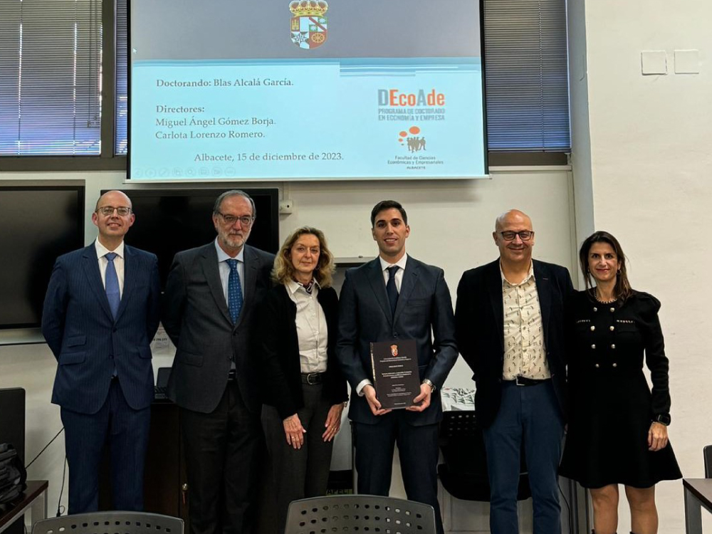 Blas Alcalá García, nuevo doctor de la Universidad de Castilla la Mancha 
