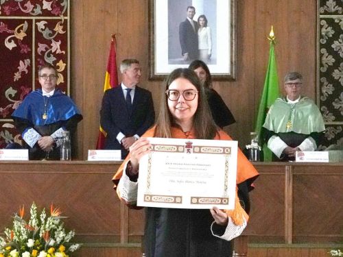 SOFÍA BLANCO MORENO GALARDONADA CON EL PREMIO 