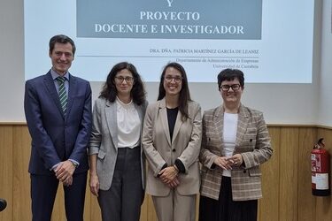 PATRICIA MARTÍNEZ, NUEVA PROFESORA TITULAR DE LA UNIVERSIDAD DE CANTABRIA