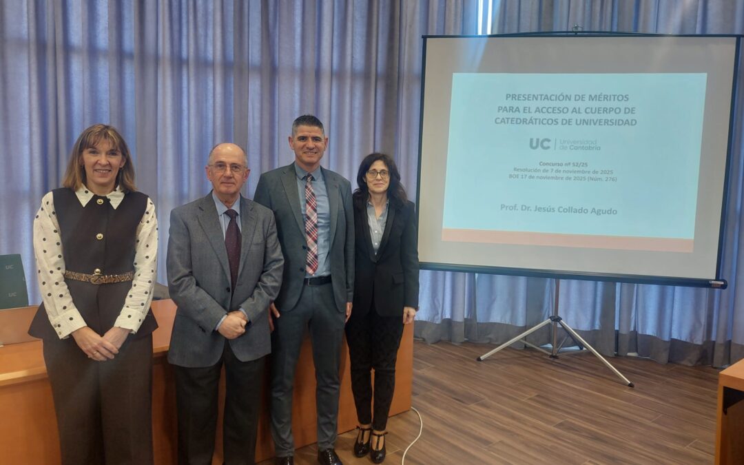 JESÚS COLLADO AGUDO, NUEVO CATEDRÁTICO DE LA UNIVERSIDAD DE CANTABRIA 